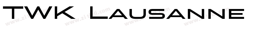 TWK Lausanne 650字体转换